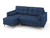 Угловой диван-кровать Flott (левый) синий