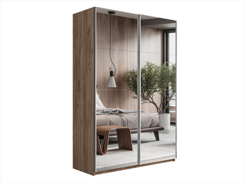 Шкаф-купе Прайм Люкс 2-х дверный (зеркало)