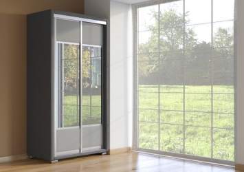 Шкаф-купе 2-х дверный Orma Soft зеркальный