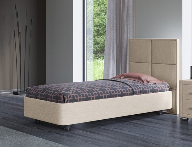 Односпальная кровать из ткани Rocky 2