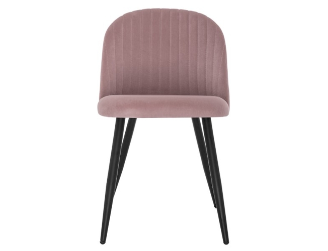 Стул на металлокаркасе Gabi 1 light purple/black (Арт.15085)