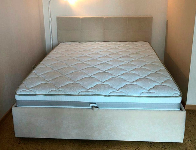 Кровать Life 1 Райтон фото  в ткани Лама Лен