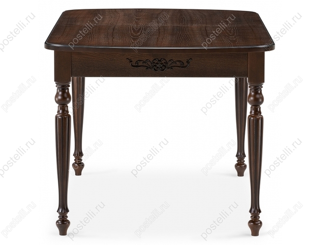 Стол Бевье орех темный/орех (Арт 483899)