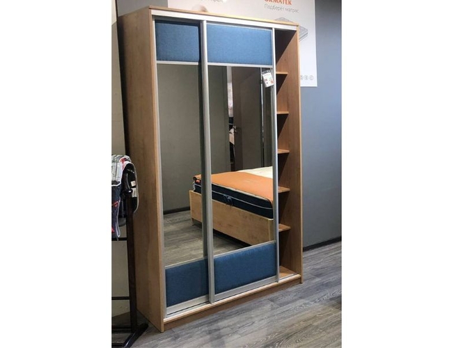 Шкаф-купе 2-х дверный Como/Veda с зеркалами