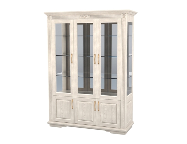 Шкаф-витрина Палермо 3х створчатый