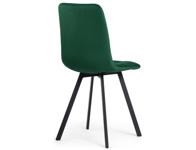 Стул на металлокаркасе Чилли черный/зеленый (Арт.489714)