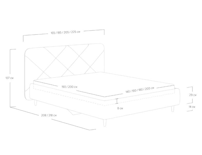 Кровать Taylor