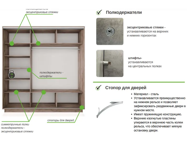 Шкаф-купе Экспресс Люкс 2-х дверный (Фото №1007 Ночной мост)