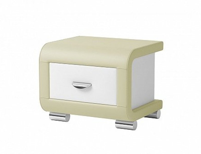 кремовый с белым