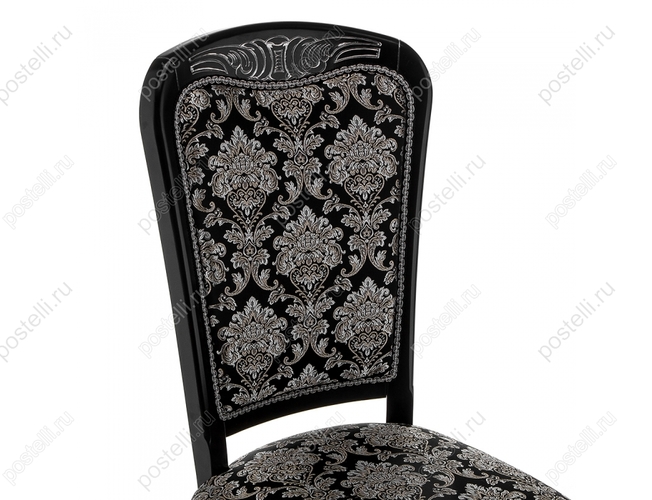 Стул Клето патина серебро/черный (Арт.309305)