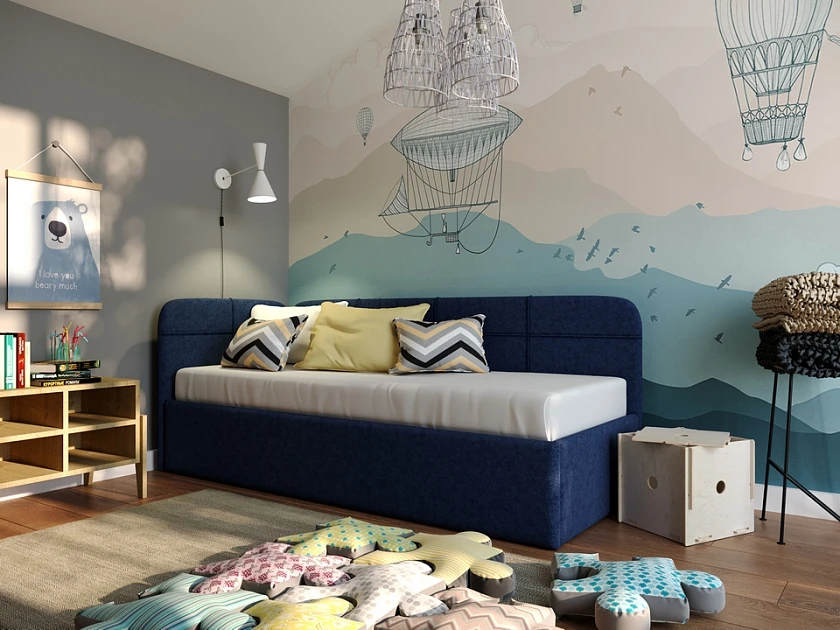 Кровать Life Junior софа Рогожка (Levis 78 Джинс)