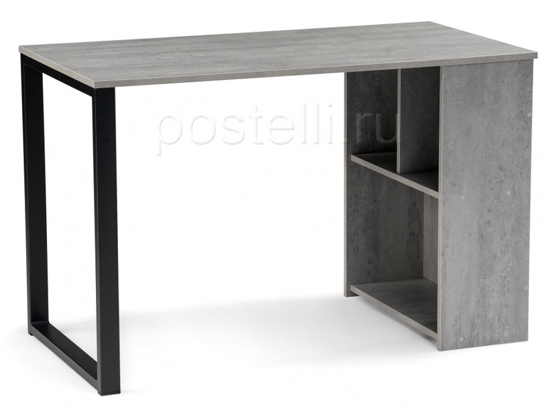 Письменный стол Битти Лофт 116 бетон/черный матовый (Арт. 495411)